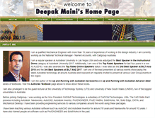 Tablet Screenshot of deepakmaini.com
